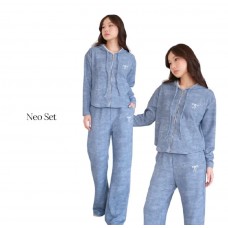 Neo Hoodie Set - Premium Bordir